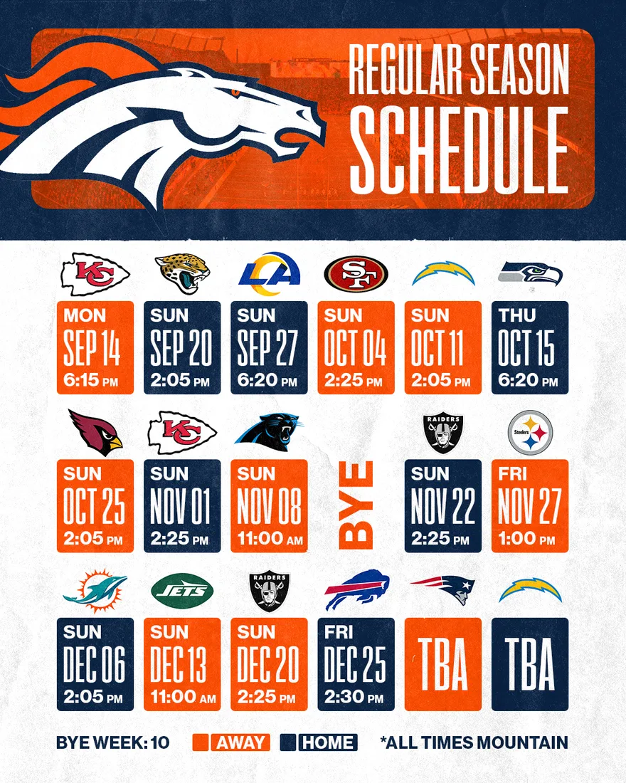 Denver Broncos 2026 season watch party schedule at Stella's Pinball Arcade and Lounge